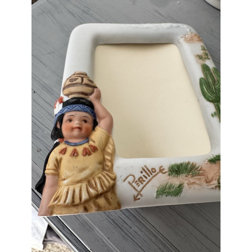 Perillo Porcelain Picture Frames 'Little Maiden' 'Little Maiden' 3x5" - Picture 3 of 11